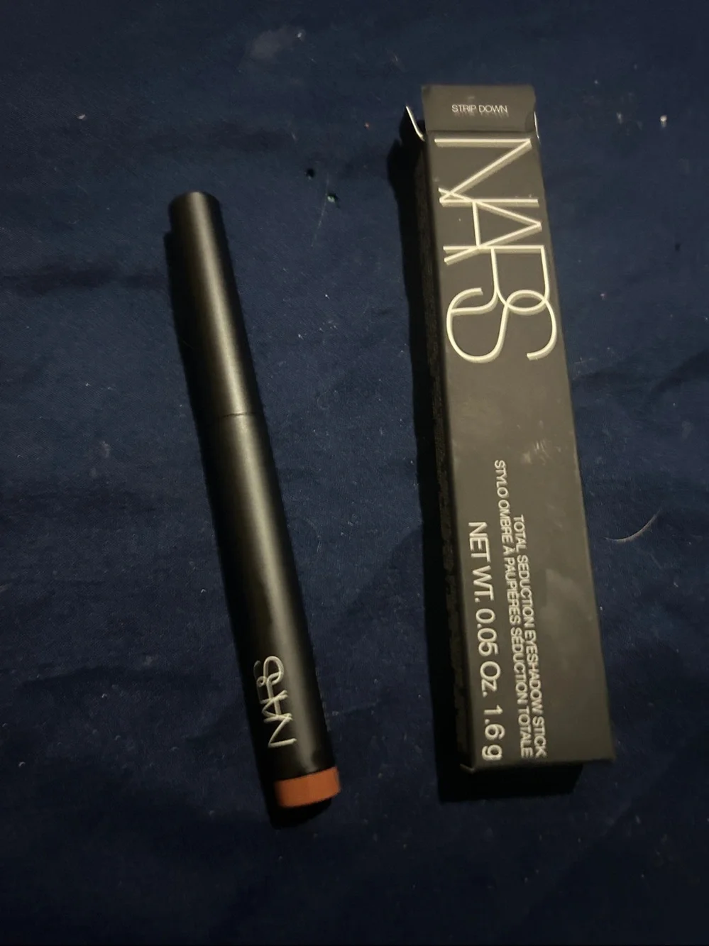 NARS eyeshadow in Black Packaging box. Total seduction eyeshadow stick. BNIB